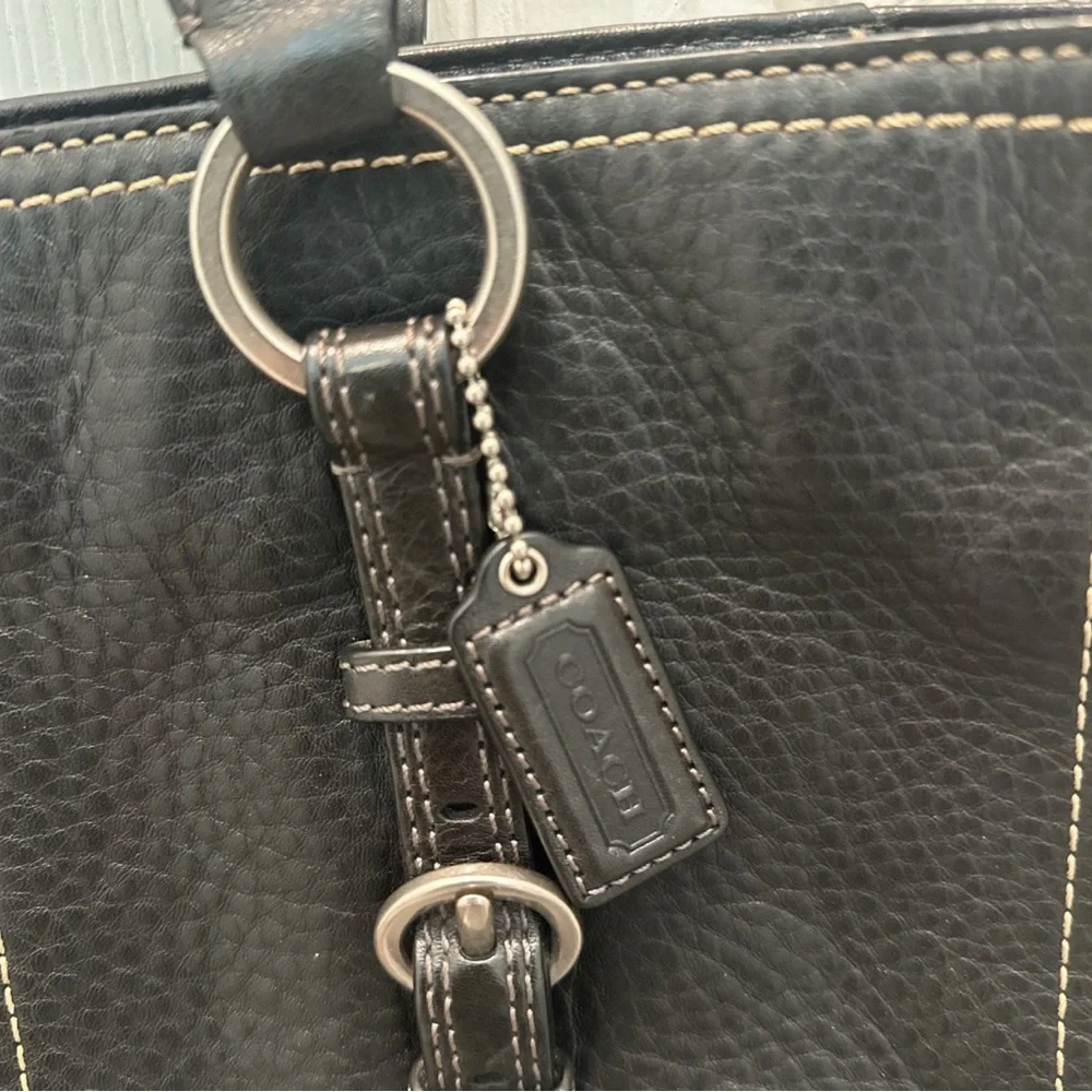 Coach Black Leather Bag